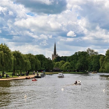 Stratford-upon-Avon with optional River Cruise