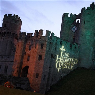 Warwick Haunted Castle at Halloween
